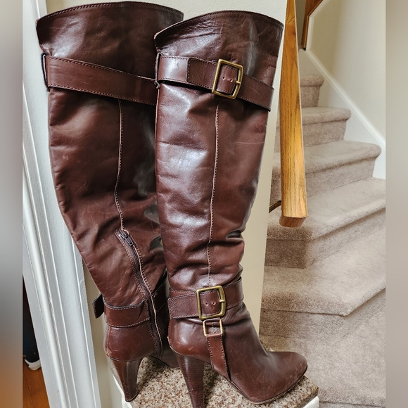 Coach Tall heeled Boots Q248 Monet.  SIZE 7B - Picture 2 of 12